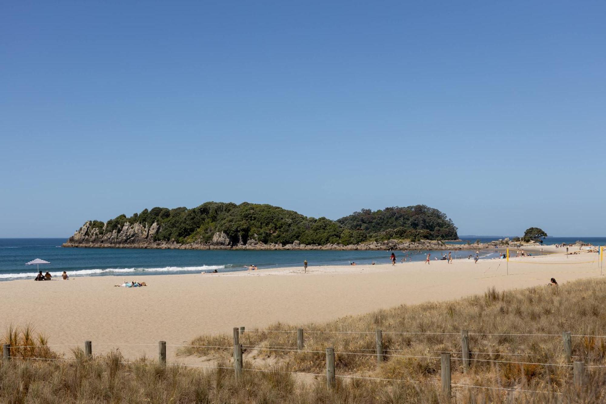 Oceanside Bliss - Absolute Beachfront - Uninterrupted Ocean Views With Pool Apartamento Mount Maunganui Exterior foto