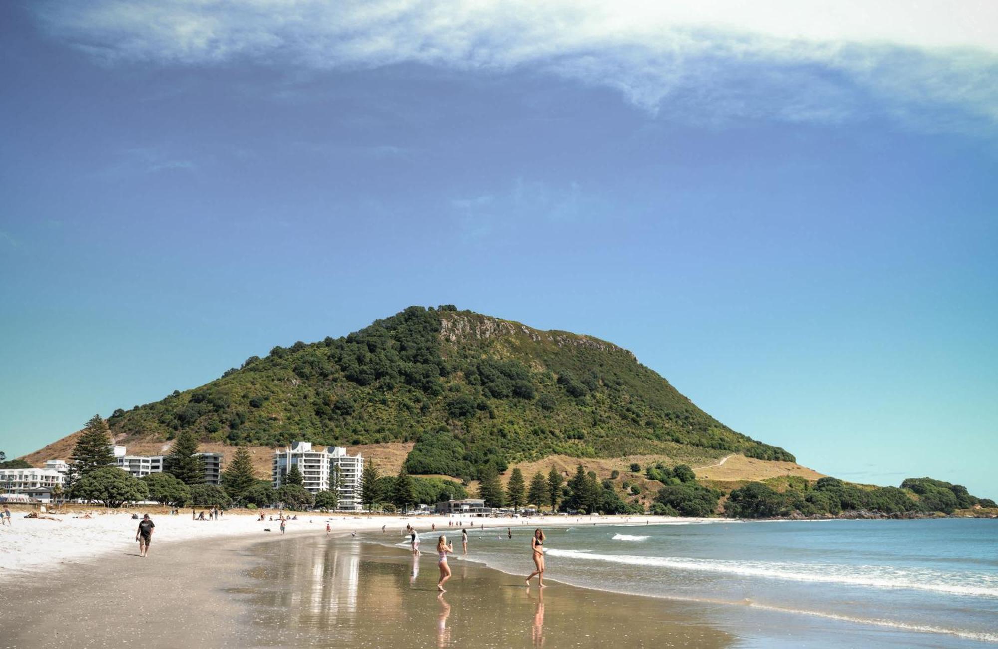 Oceanside Bliss - Absolute Beachfront - Uninterrupted Ocean Views With Pool Apartamento Mount Maunganui Exterior foto